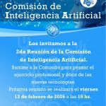 Se viene la Segunda Reunión de la Comisión de IA
